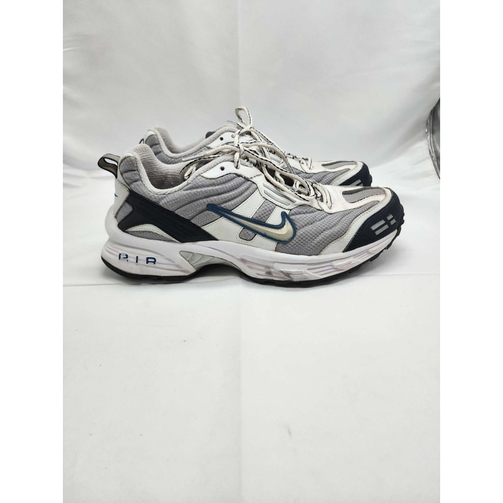 Nike Air Max Running Shoes Gray White Blue Size 9 Men's Used